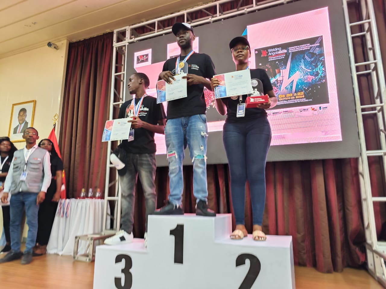 INP VENCE O PRIMEIRO CAMPEONATO NACIONAL DE SOLDADURA INDUSTRIAL ANGOLA SKILLS, COM DUAS MEDALHA